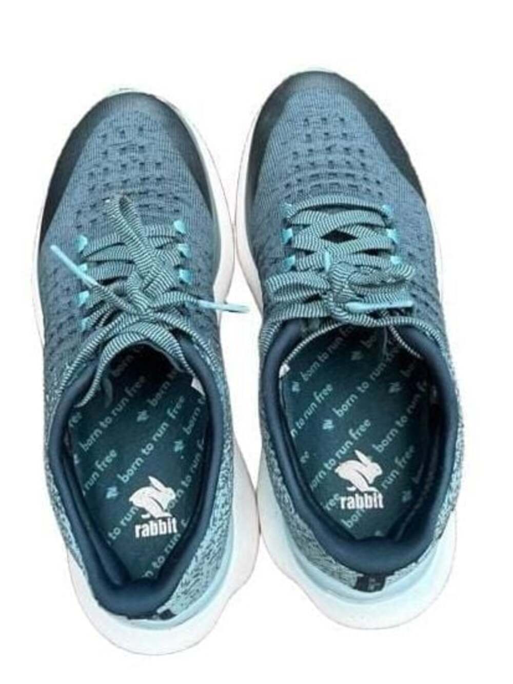 rabbit Dream Chaser Women's Blue Running Shoes worn twice. 9.5 w/ box - Picture 3 of 11